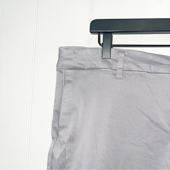 Kut From The Kloth Light Gray Chino Ankle Trouser Pants - Picture 3 of 9